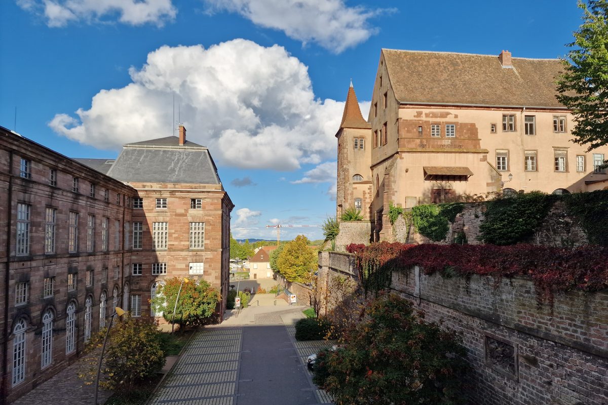 Château des Rohan à Saverne, palais néoclassique en grès rose