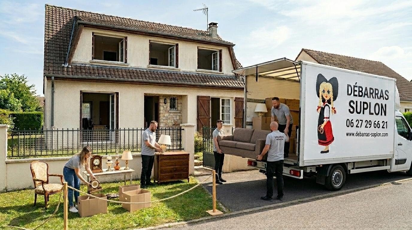 Équipe de débarras professionnel Suplon en intervention à Strasbourg, Alsace
